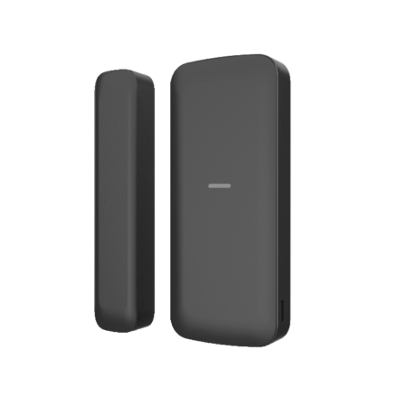 Hikvision plonas belaidis magnetinis jutiklis DS-PDMCS-EG2-WE(B) AX PRO (Juodas)
