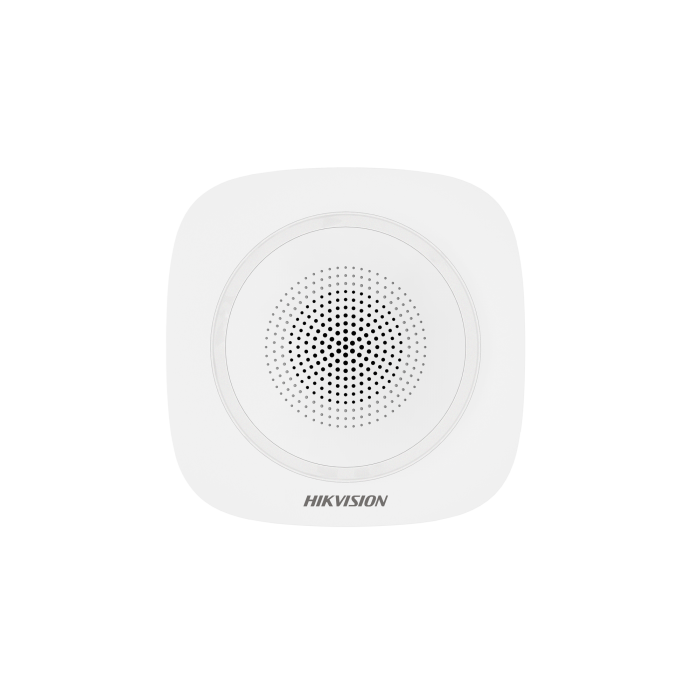 Hikvision belaidė sirena DS-PS1-I-WE(B)(red) AX PRO (vidaus, raudona blykstė)