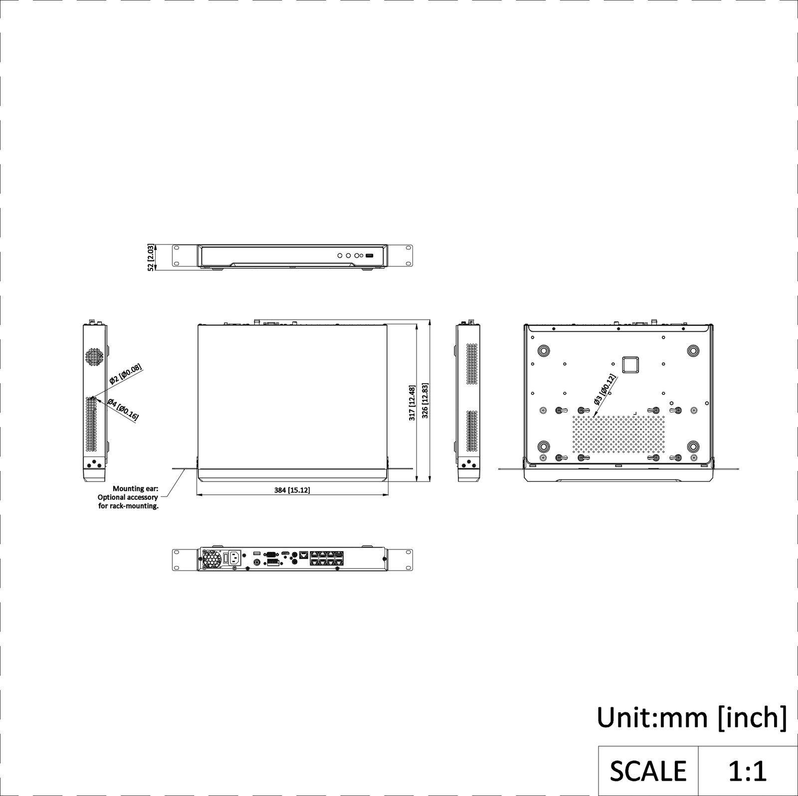 Hikvision NVR DS-7608NI-I2/8P – nuotrauka 4