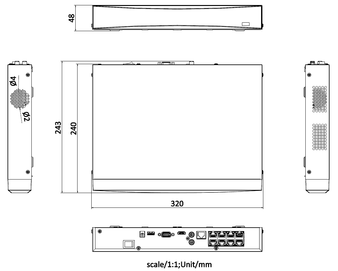 Hikvision NVR DS-7608NXI-K1/8P – nuotrauka 6