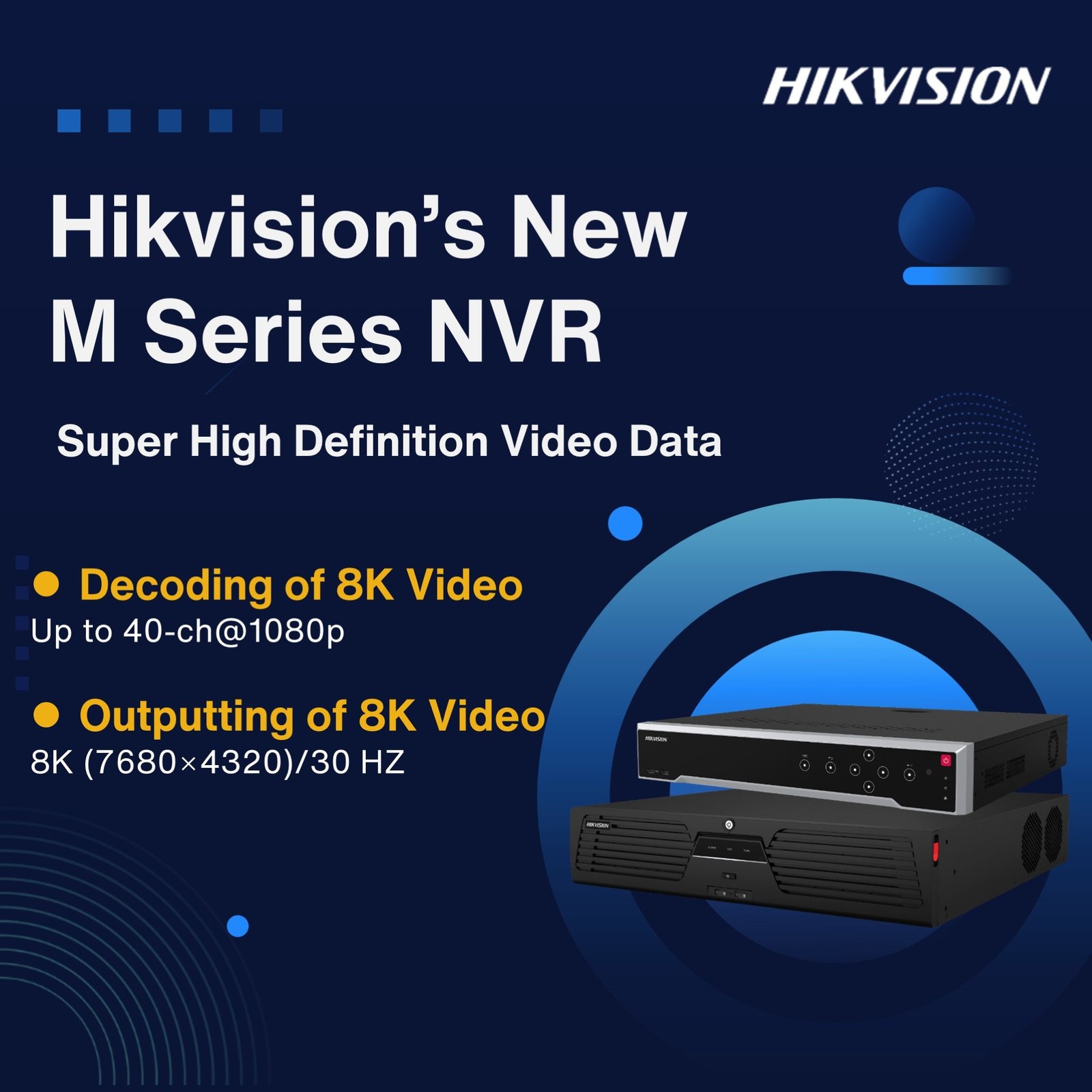 Hikvision NVR DS-7764NI-M4 – nuotrauka 3