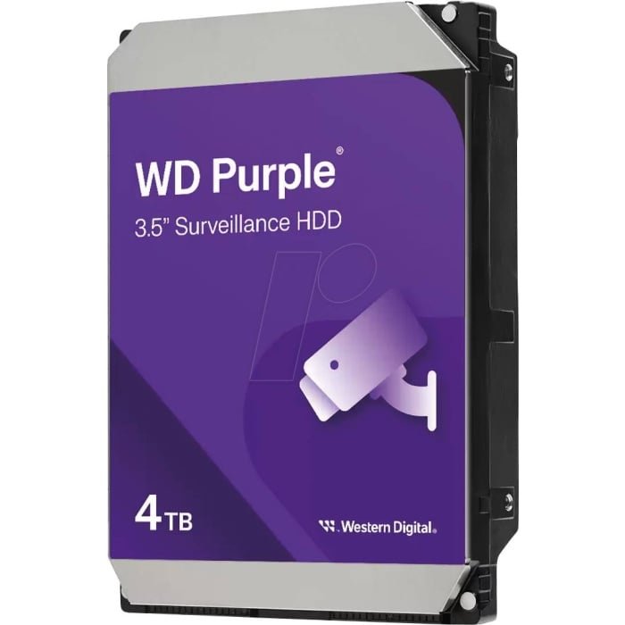 Kietasis diskas Hikvision WD Purple WD44PURZ (4TB, 3.5″, skirta DVR/NVR)