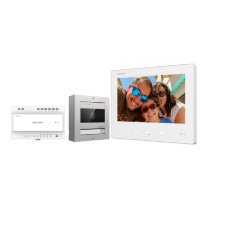 Hikvision analoginės telefonspynės 2 laidų komplektas DS-KIS704EY