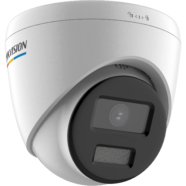 Hikvision dome DS-2CD1347G0-L(C) F2.8 (balta, 4 MP, 30 m. LED, ColorVu Lite) – nuotrauka 2