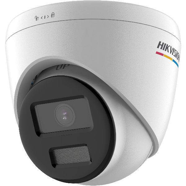 Hikvision dome DS-2CD1347G0-L(C) F2.8 (balta, 4 MP, 30 m. LED, ColorVu Lite) – nuotrauka 4