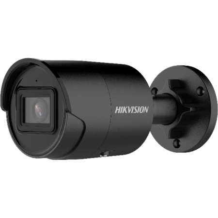 Hikvision bullet DS-2CD2046G2-IU F4 (juoda, 4 MP, 40 m. IR, AcuSense)