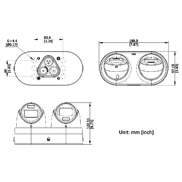 Hikvision Dome DS-2CD3343G2/X2-LIZSUY/SL F2.8/4mm (4MP, AcuSense, Darkfighter, LED 40m, IP67, PoE) – nuotrauka 7