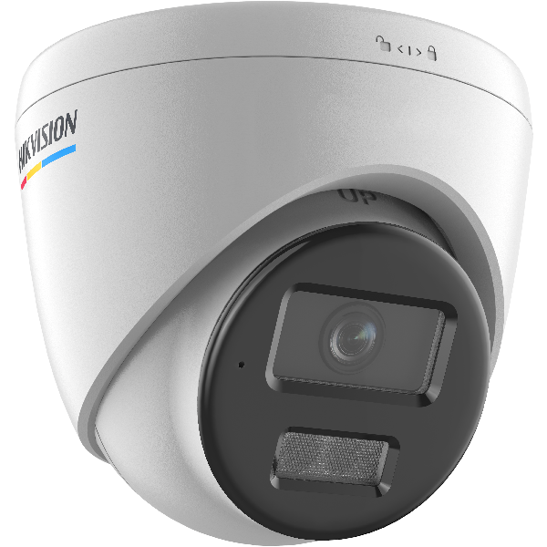 Hikvision Dome DS-2CD1347G3H-LIU F2.8 (balta, 4 MP, ColorVu 3.0, 30 m IR, 30 m LED, Hybrid Light, PoE) – nuotrauka 2