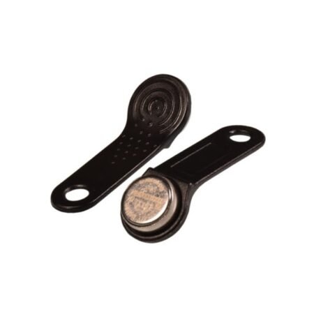 Juodas dallas raktas iButton DS1990A-F5 su laikikliu