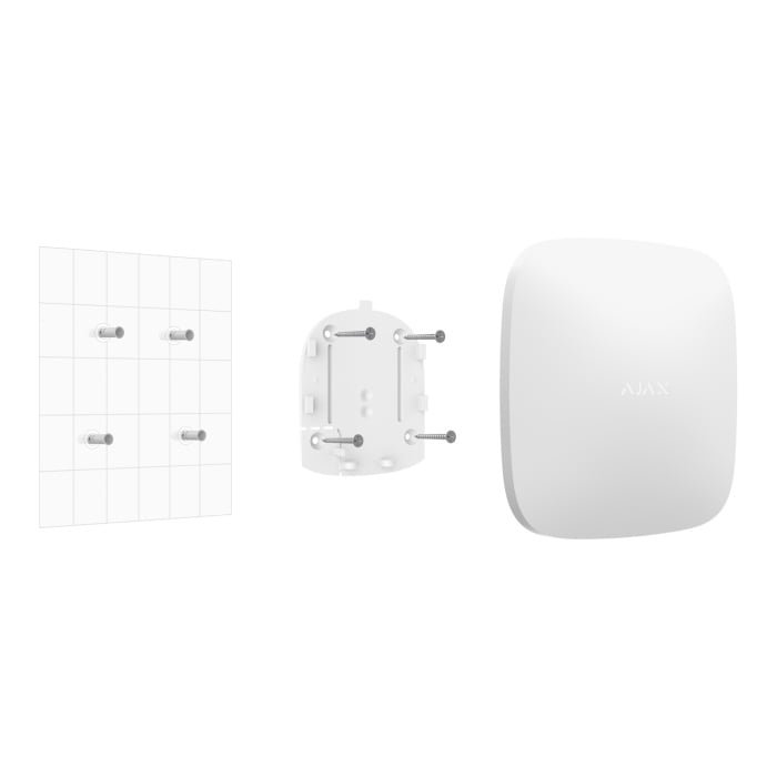 Belaidė centralė Ajax Hub 2 38241.108.WH1 (balta, 4G) – nuotrauka 6