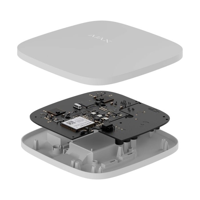 Belaidė centralė Ajax Hub 2 38241.108.WH1 (balta, 4G) – nuotrauka 7