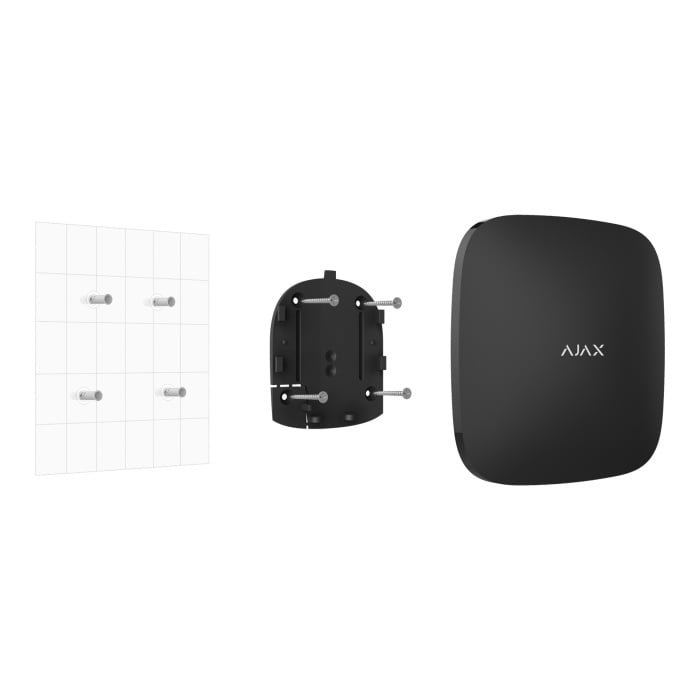 Belaidė centralė Ajax Hub 2 38240.108.BL1 (Juodas, 4G) – nuotrauka 5