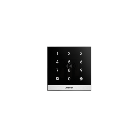 Praėjimo kontrolės terminalas Akuvox A02S (RFID, NFC, PIN, PoE, IP65)