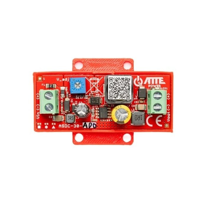 Įtampos keitiklio modulis ATTE ASDC-30-AD0-OF (5-50VDC į 3.3-12VDC, 30W)