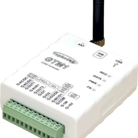 GSM apsaugos ir valdymo sistema Topkodas GTM1 4G (4 zonos, 2 išejimai, 12-24VAC/10-30VDC)