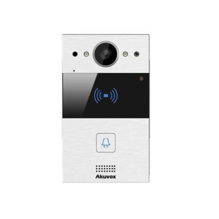 IP vaizdo domofonas Akuvox R20A (2MP, RFID, PoE, pilka)