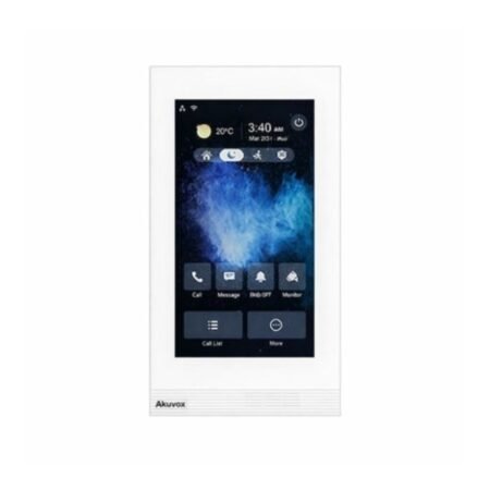 IP telefonspynės monitorius Akuvox S562W-V (7″, Wi-Fi, SIP, PoE, baltas)