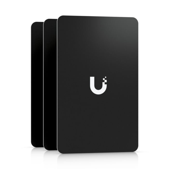 Praėjimo kontrolės kortelė Ubiquiti UA-Card-B-10 (juoda, 10 vnt., NFC 13.56 MHz)